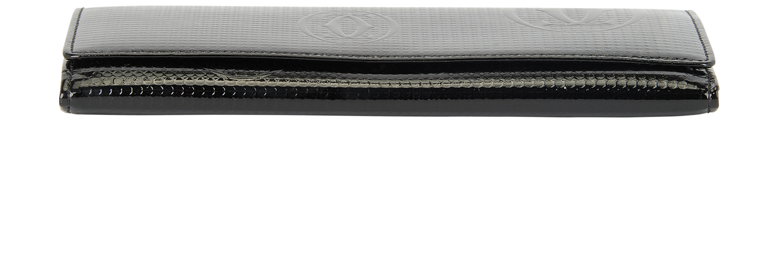 Cartier Long Wallet, &pound;180, Accessories, Black, Patent Leather, Top view